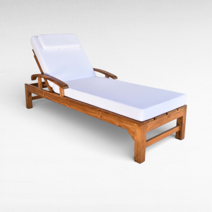 TEAK WOOD WITH HANDLES L200 |W70 |H45 cm