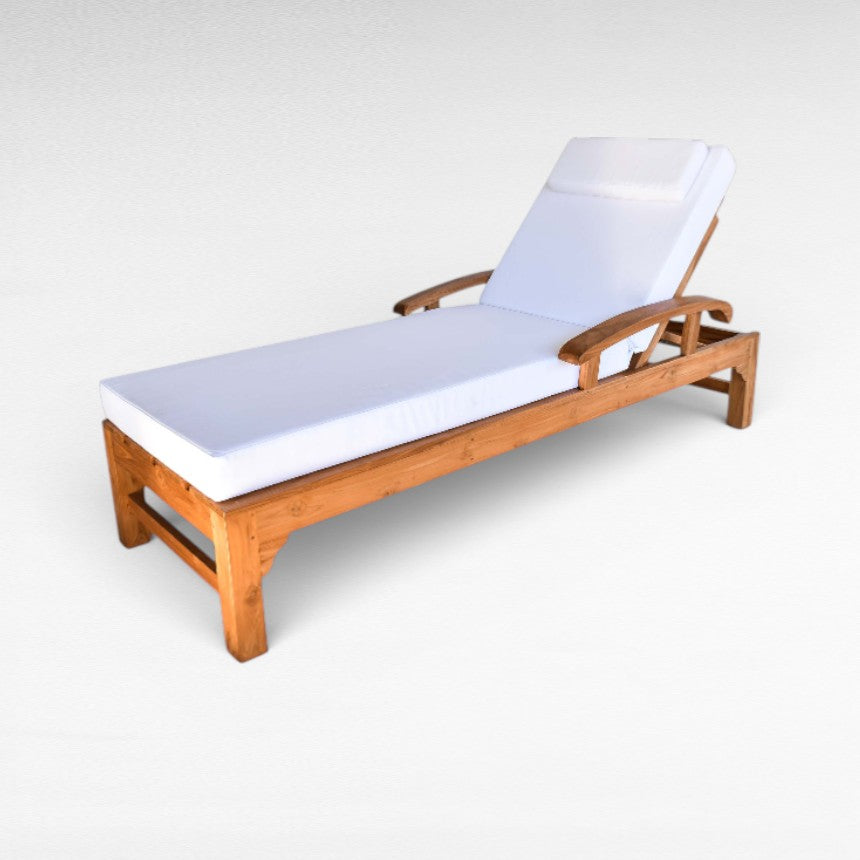 TEAK WOOD WITH HANDLES L200 |W70 |H45 cm