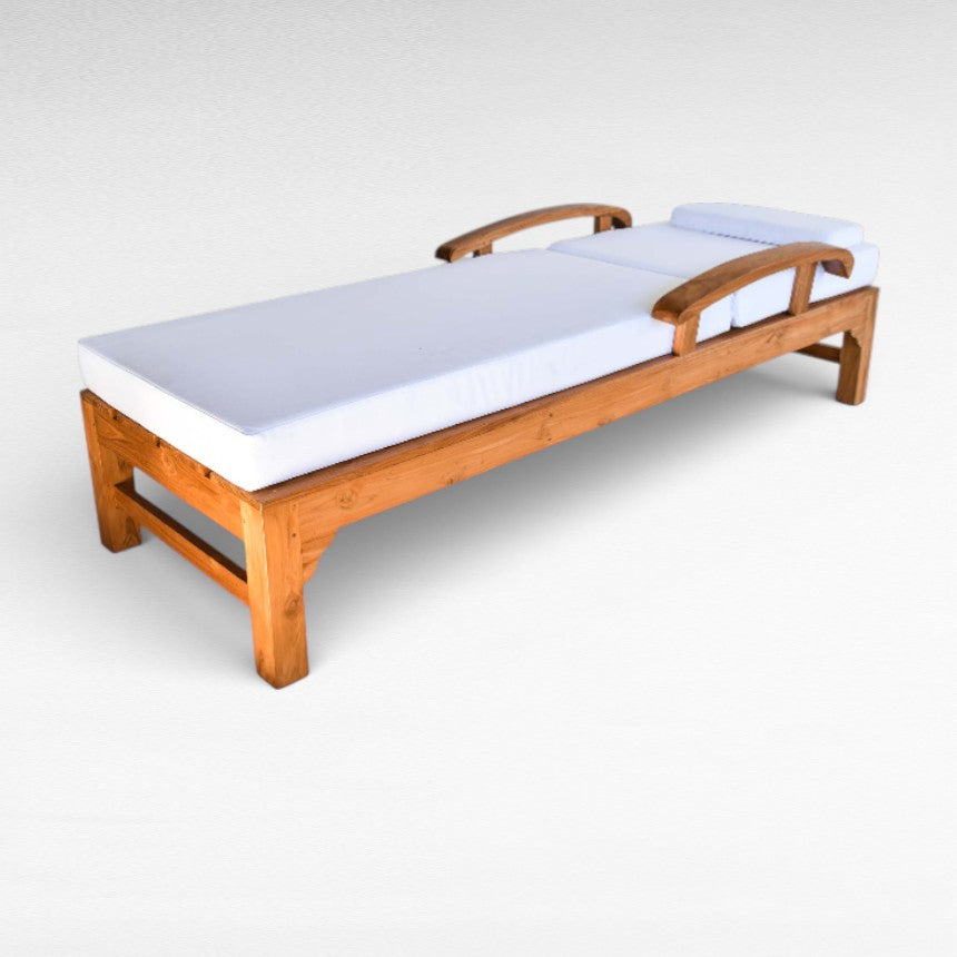 TEAK WOOD WITH HANDLES L200 |W70 |H45 cm