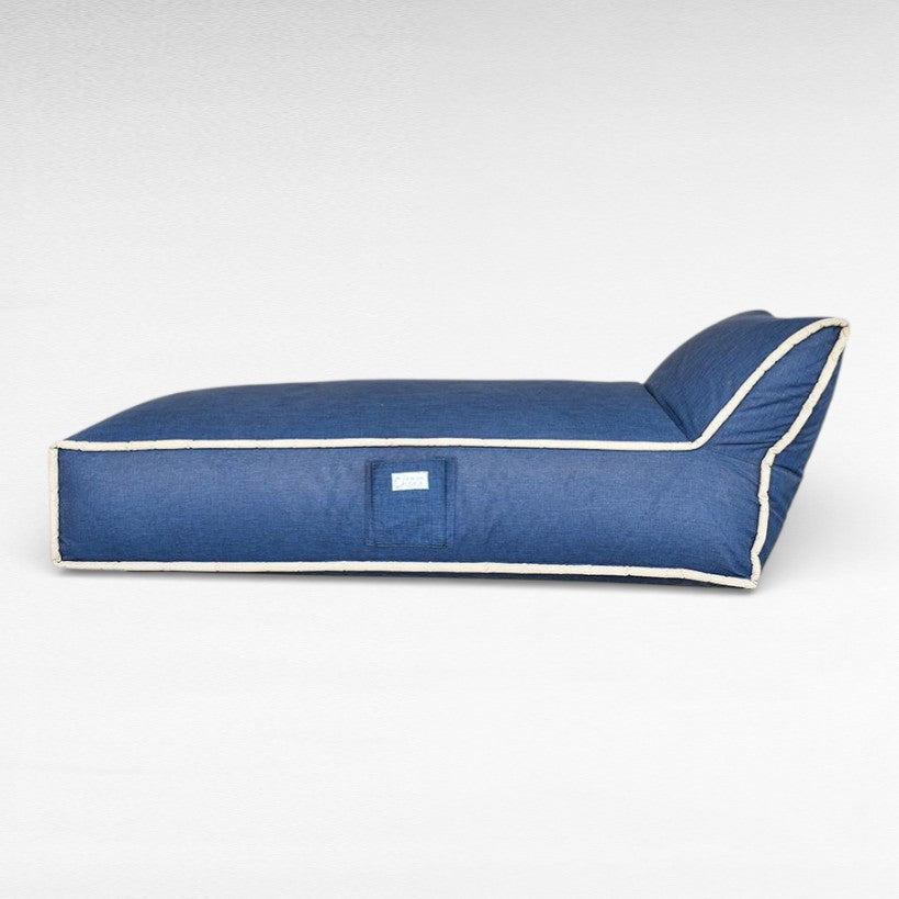 PREMIUM PVC LONG SIZE BLUE & BEIGE W185 |D70 |H70 CM