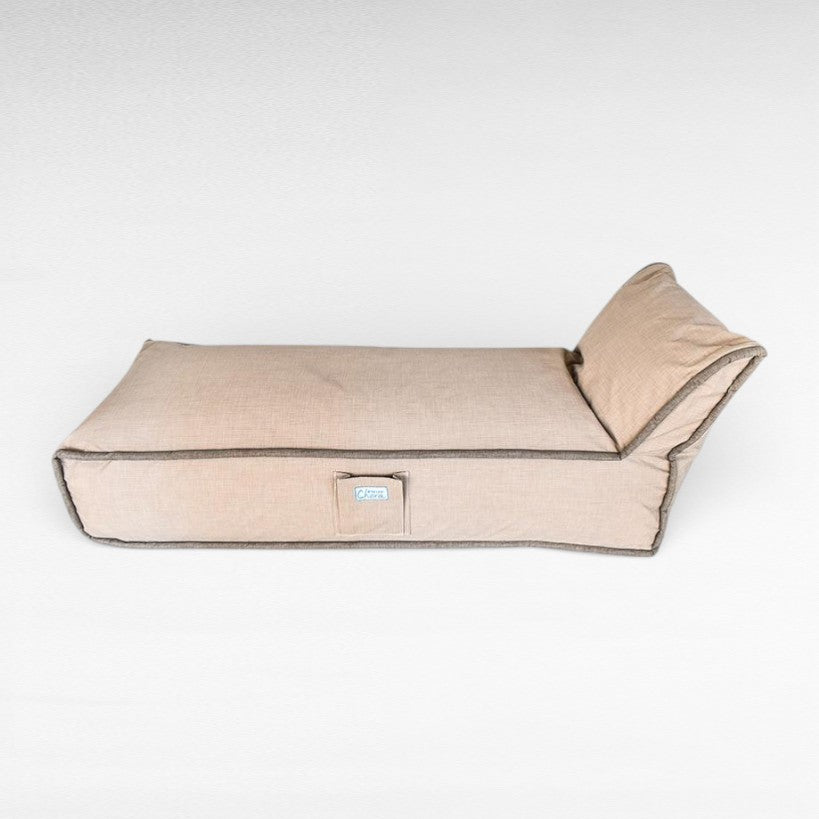 PREMIUM PVC LONG SIZE BEIGE & BROWN W185 |D70 |H70 CM