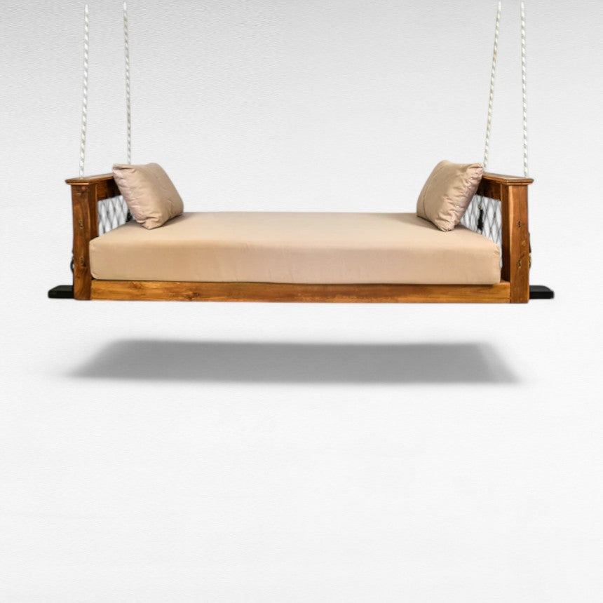 TEAK WOOD SWING DAYBED L225 |W100 |H60 cm