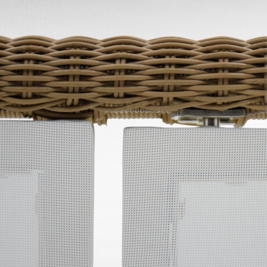 LOUDAY SYNTHETIC RATTAN & MESH W213 |D73 |H32 cm