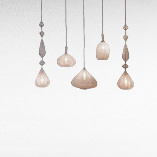 METAL WIRE HANDWOVEN ONION SHAPE Φ37 |H155 cm