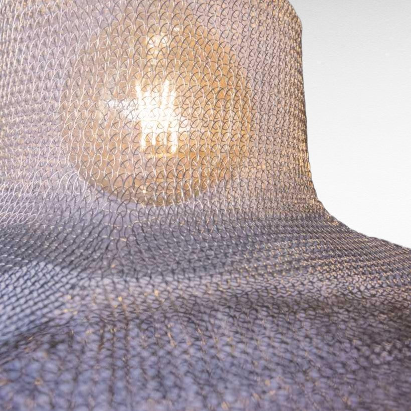 METAL WIRE HANDWOVEN HAT SHAPE Φ65 |H18 cm