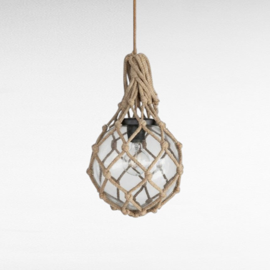 ROPE HANDWOVED ON POLYESTER SPHERE Φ33 |H50 cm