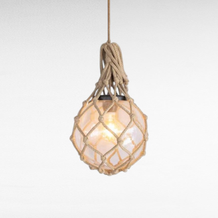 ROPE HANDWOVED ON POLYESTER SPHERE Φ33 |H50 cm