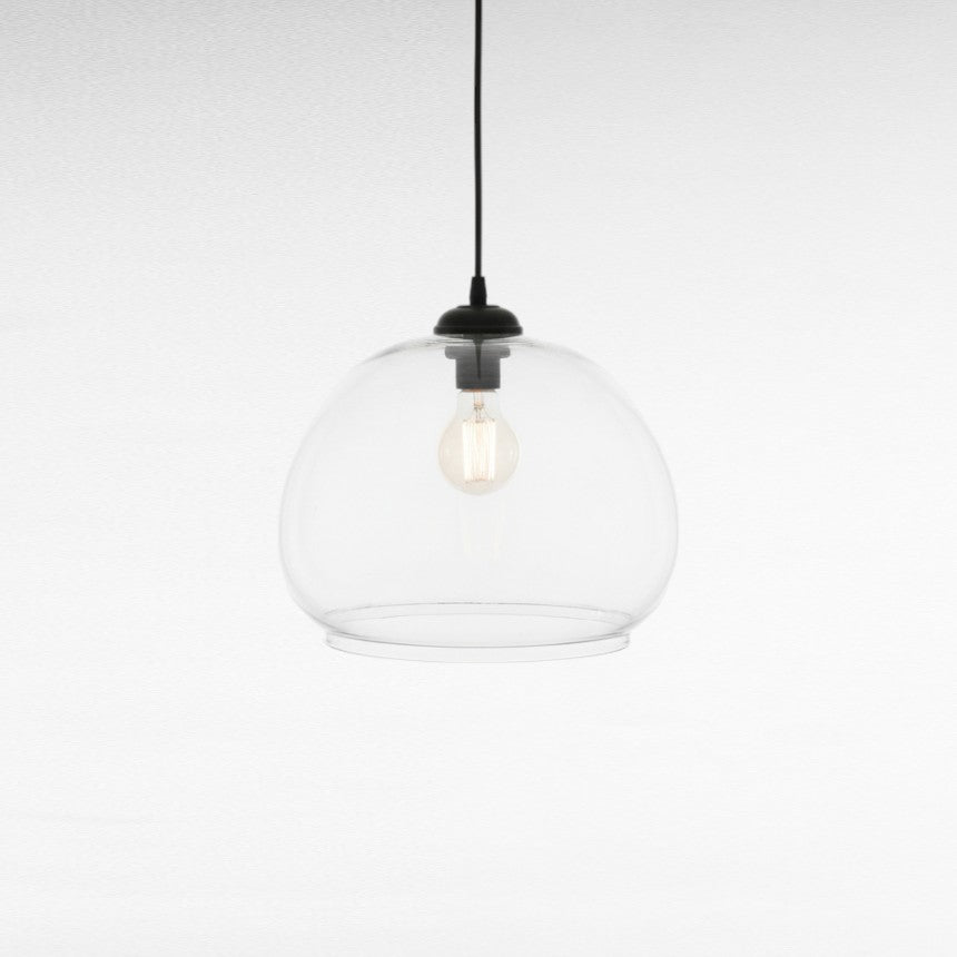 GLASS OVAL SHAPE CLEAR COLOR Φ30 |H30 cm