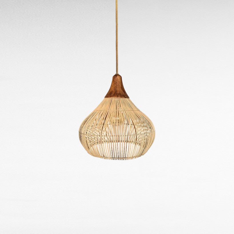 NATURAL RATTAN IN NATURAL COLOR WITH TEAK WOOD TOP Φ60 |H70 cm