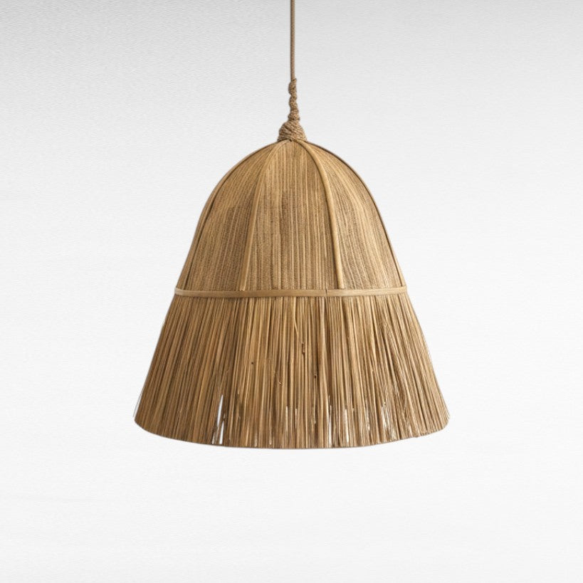 NATURAL GRASS AND METAL FRAME Φ50 |H55 cm