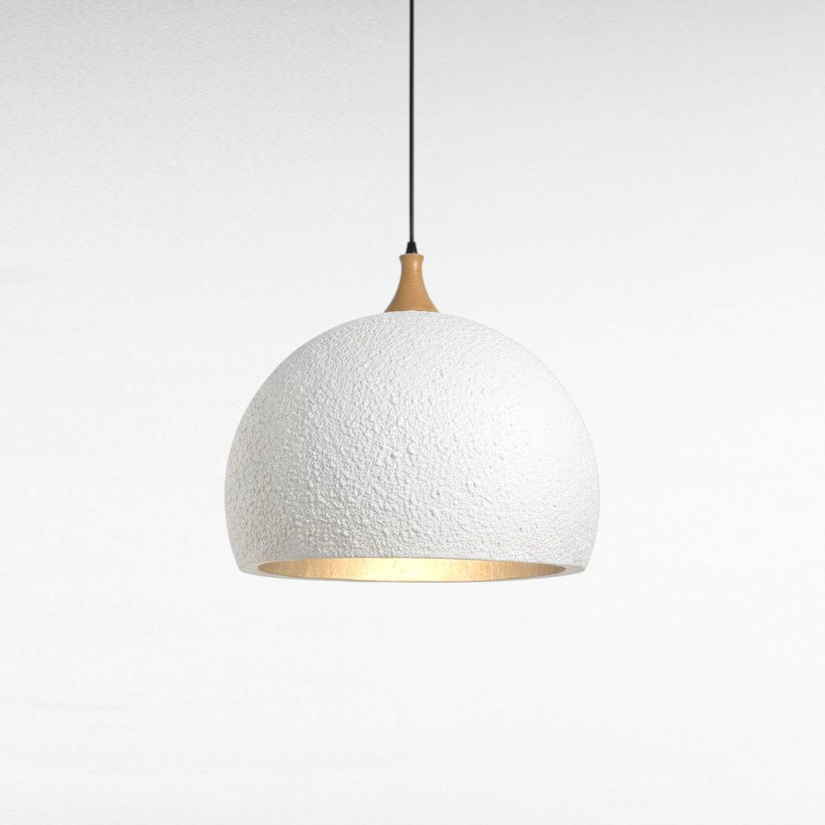 FIBERGLASS DOME WHITE AND SILVER Φ50 |H45 cm