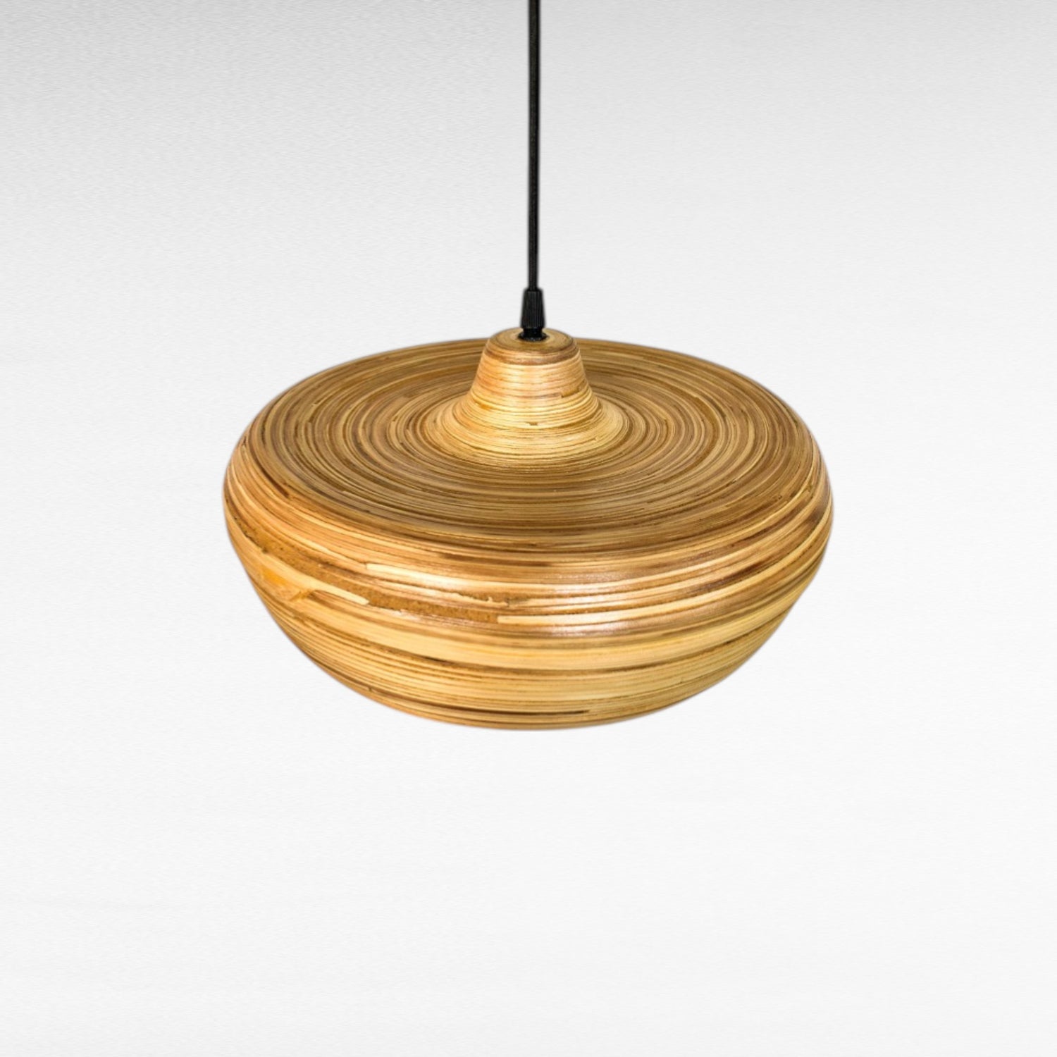 NATURAL LAYERED BAMBOO Φ30 |H20 cm