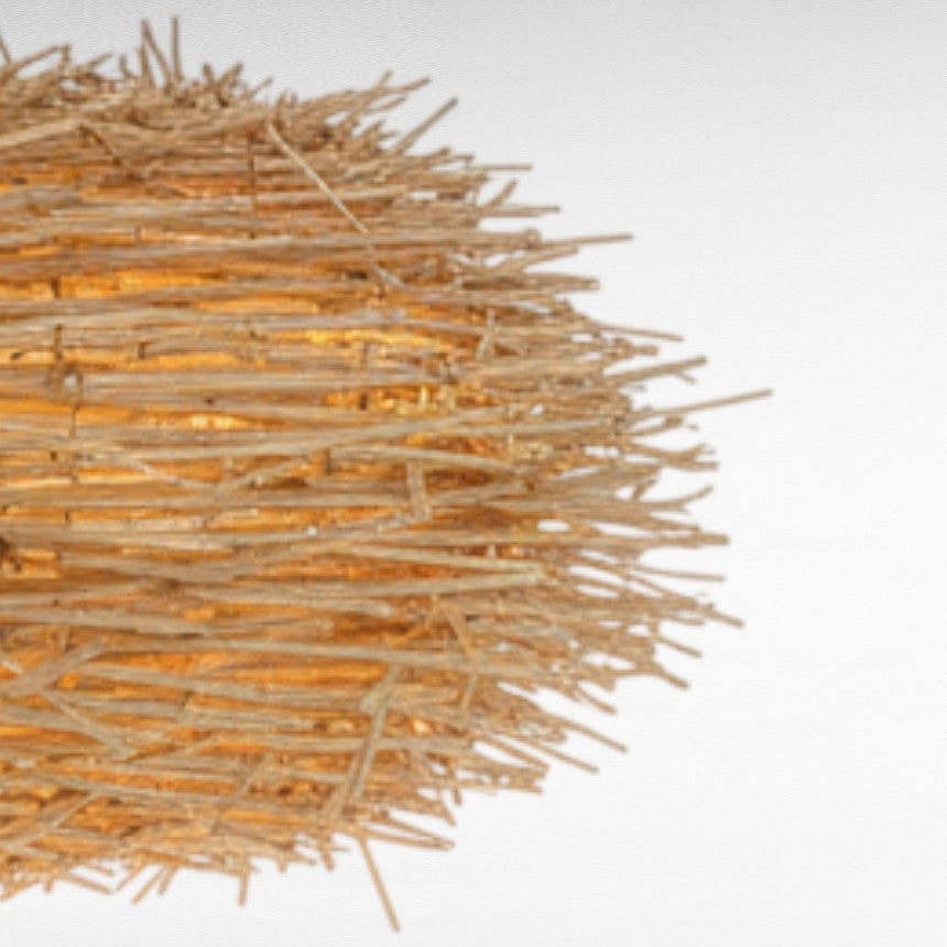 BAMBOO SPLINTS HANDMADE SEA URCHIN SHAPE Φ70 |H40 cm