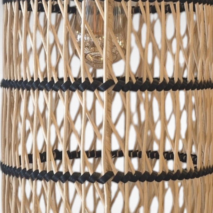 NATURAL RATTAN CYLINDER SHAPE Φ25 |H50 CM