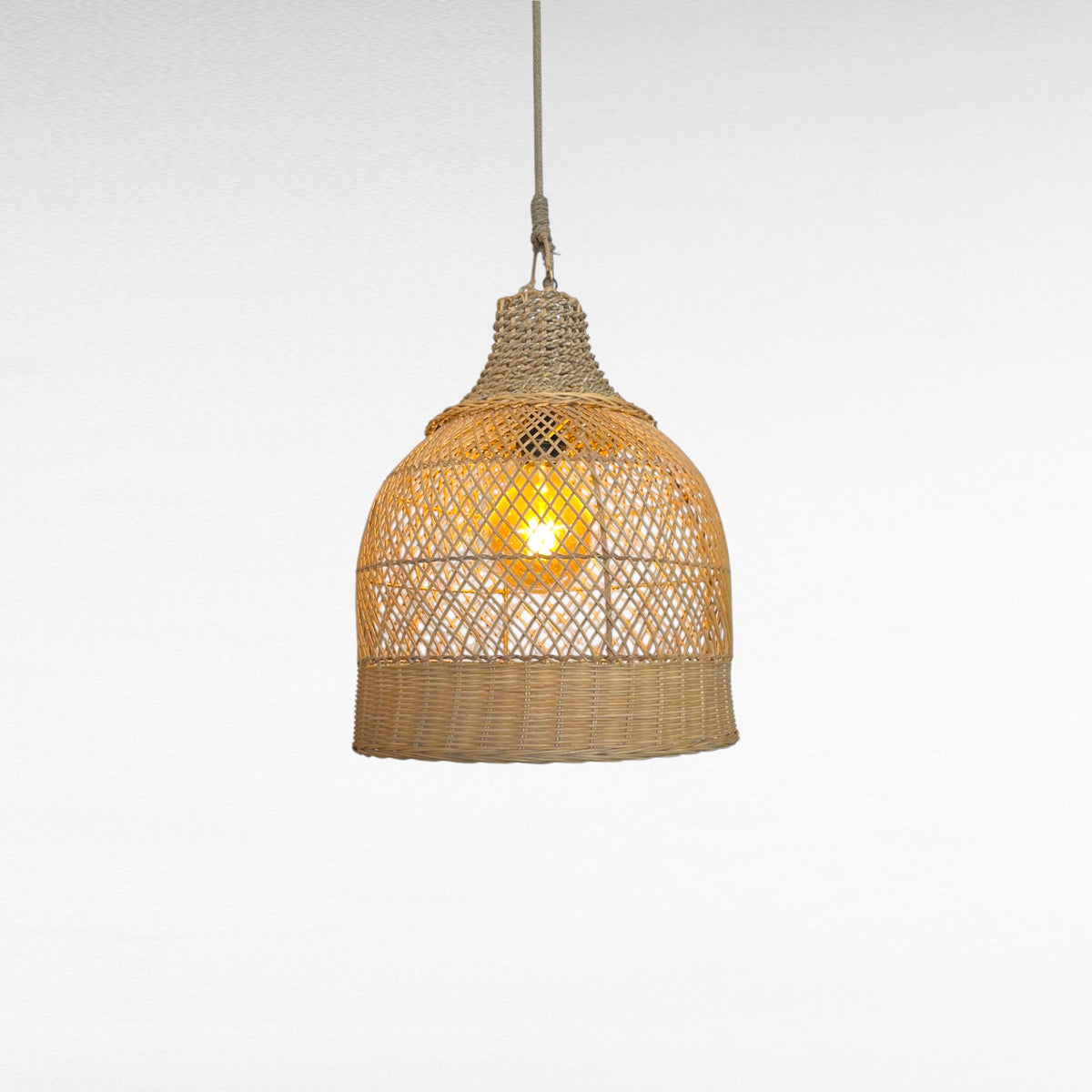 NATURAL RATTAN DOME SHAPE Φ35 |H50 cm
