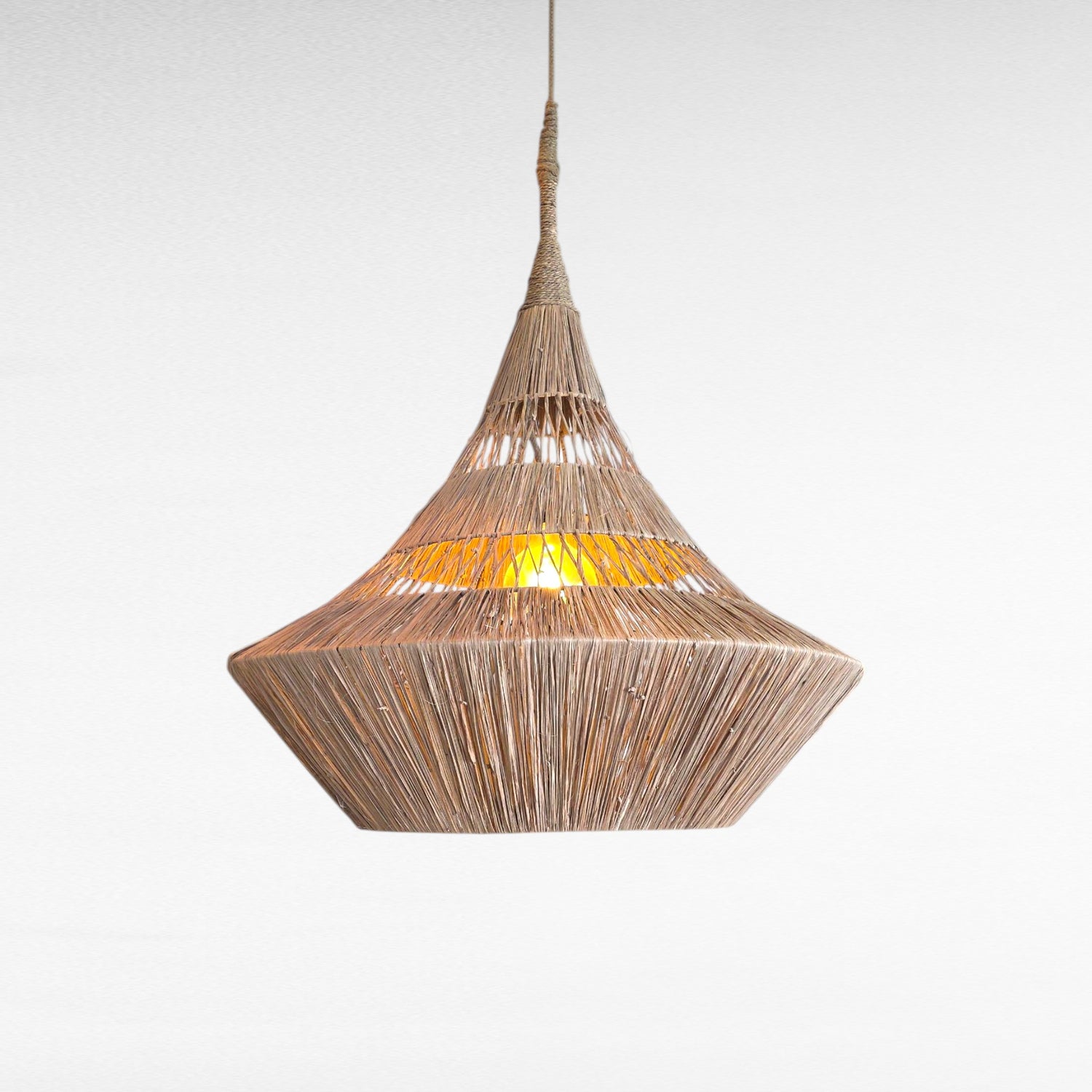 NATURAL GRASS FLARED CONICAL SHAPE Φ90 |H110 cm