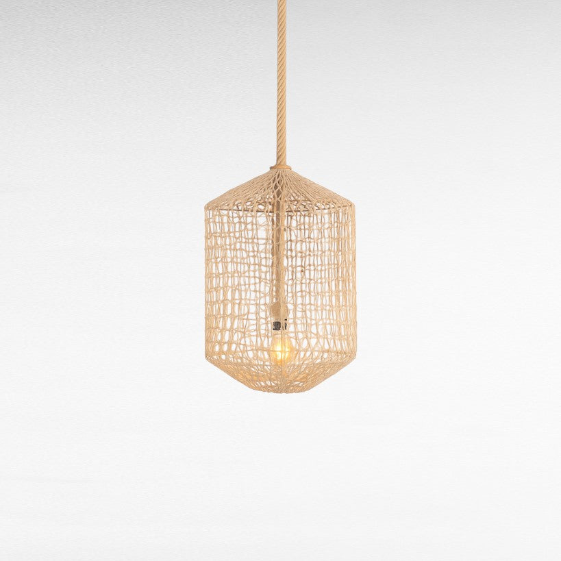 ROPE HANDWOVEN CAGE SHAPE Φ30 |H48 cm