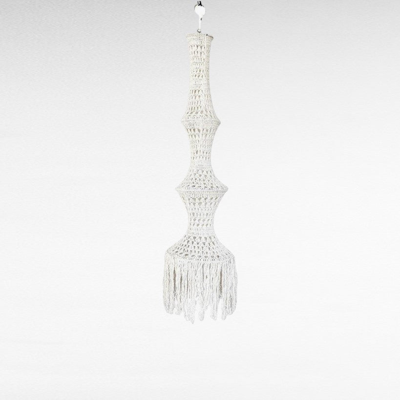 PAGODA PENDANT LIGHT OFF WHITE SMALL