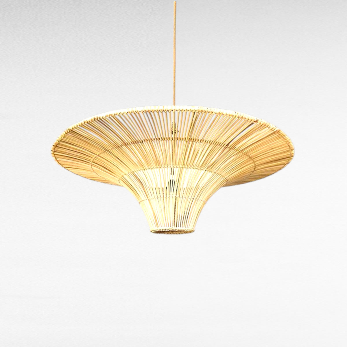 NATURAL RATTAN FLARED SHAPE Φ210 |H70 cm