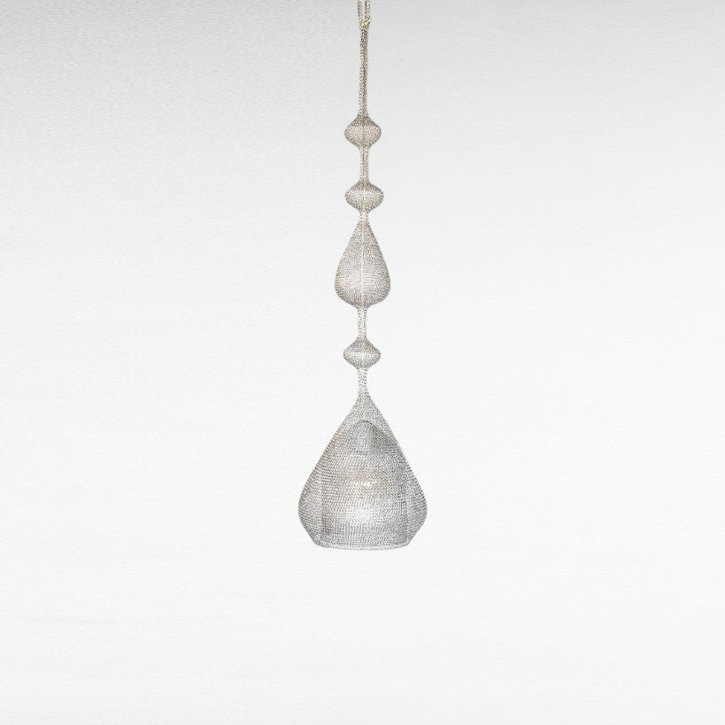 METAL WIRE HANDWOVEN LONG SHAPE Φ25 |H110 cm