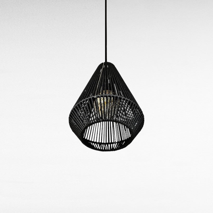 ROPE HANDVOWEN CONICAL SHAPE Φ30 |H54 cm
