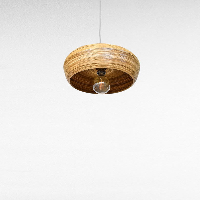 NATURAL LAYERED BAMBOO Φ40 |H20 cm