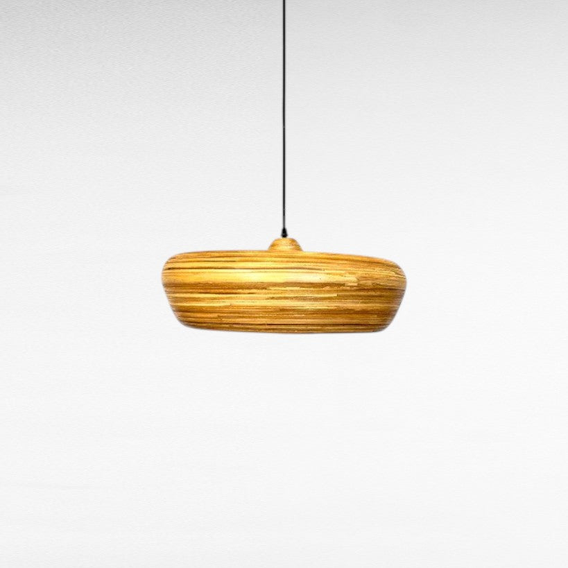 NATURAL LAYERED BAMBOO Φ50 |H20 cm