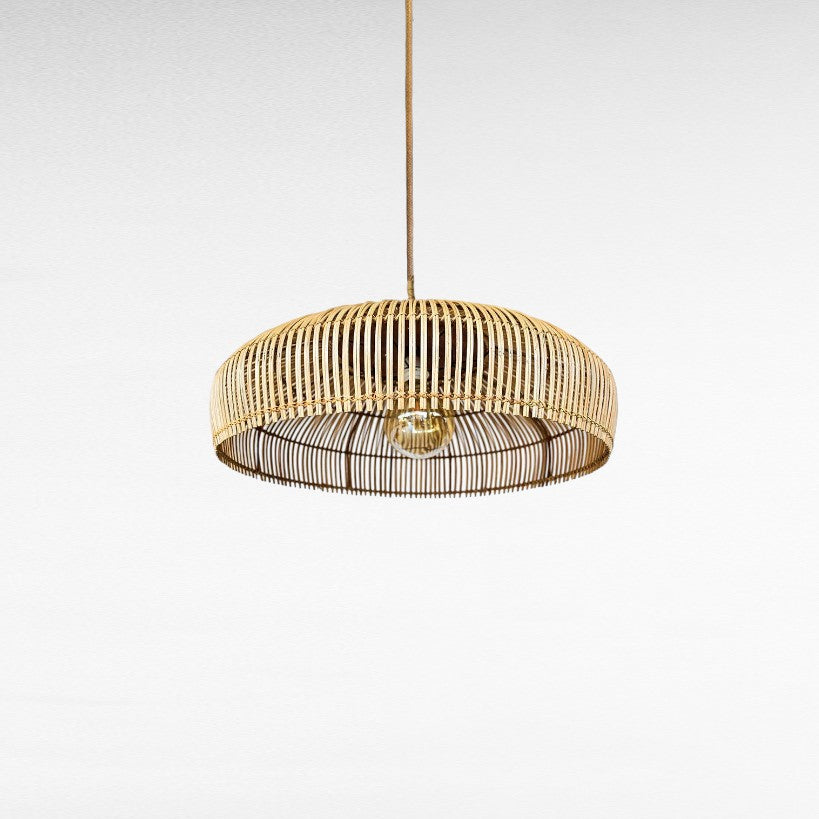 NATURAL RATTAN IN NATURAL COLOR WITH TEAK WOOD TOP Φ65 |H35 cm