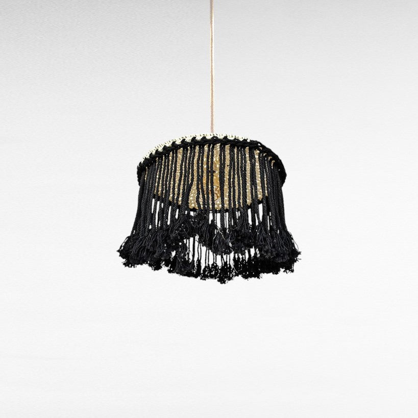 ROPE TRIANGLE SHAPE WITH FRINGES Φ65 |H60 cm