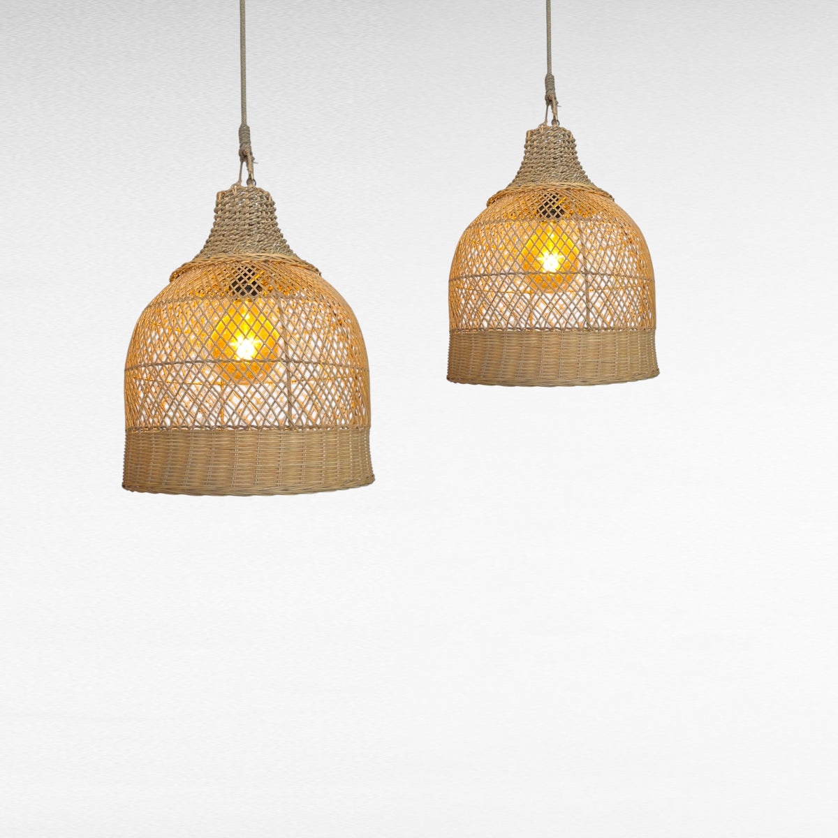 NATURAL RATTAN DOME SHAPE Φ40 |H55 cm
