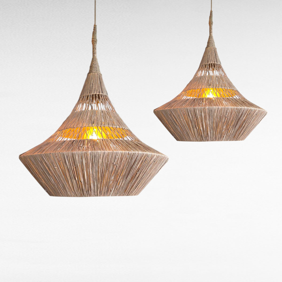 NATURAL GRASS FLARED CONICAL SHAPE Φ70 |H80 cm