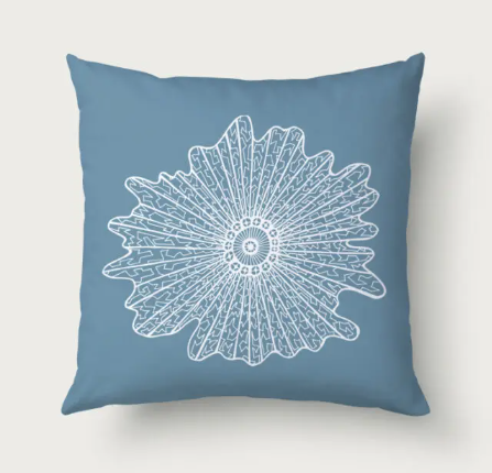 LEAF CORAL BOLD STEEL GRAY 60X60cm