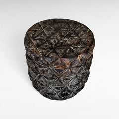 LYCHEE WOOD SIDE TABLE - Chora Mykonos