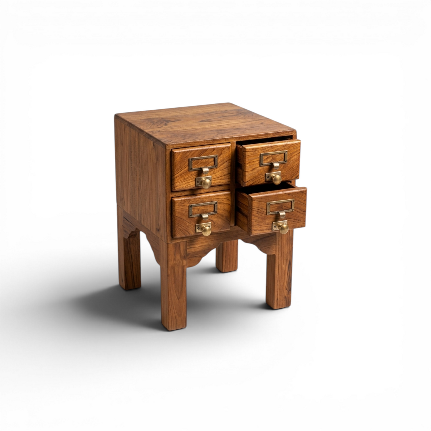 TEAK WOOD SIDE TABLE W35 |D40 |H50 CM