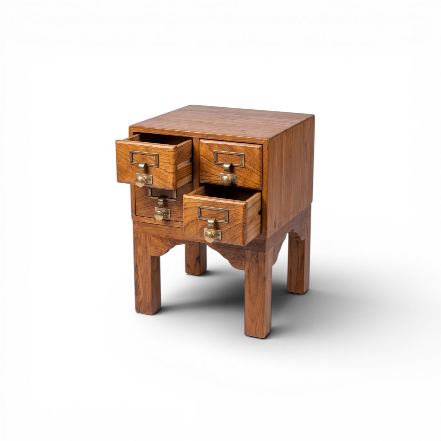 TEAK WOOD SIDE TABLE W35 |D40 |H50 CM