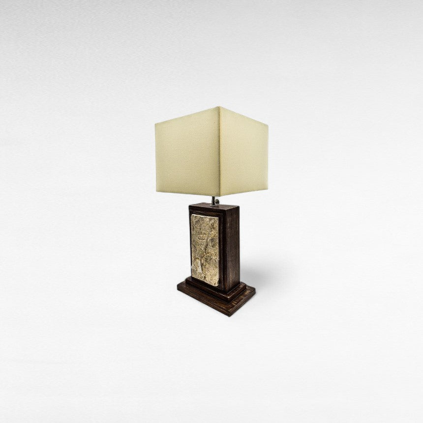 WOOD & STONE TABLE LAMP