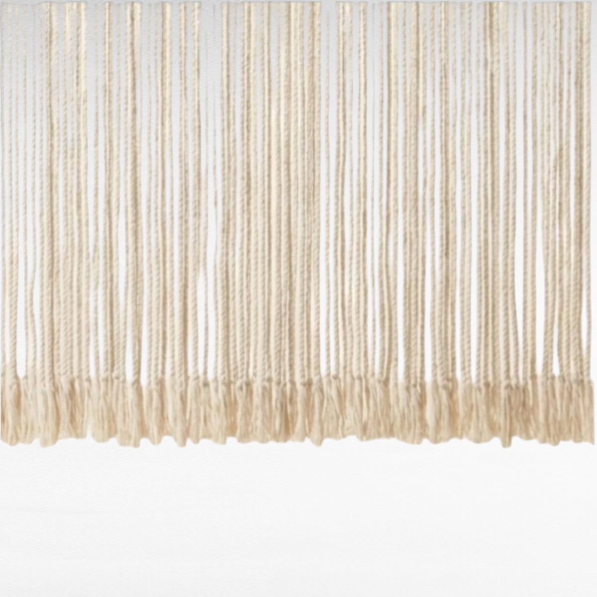 CURTAIN ROPE DESIGN TWISTED ROPE OFF WHITE