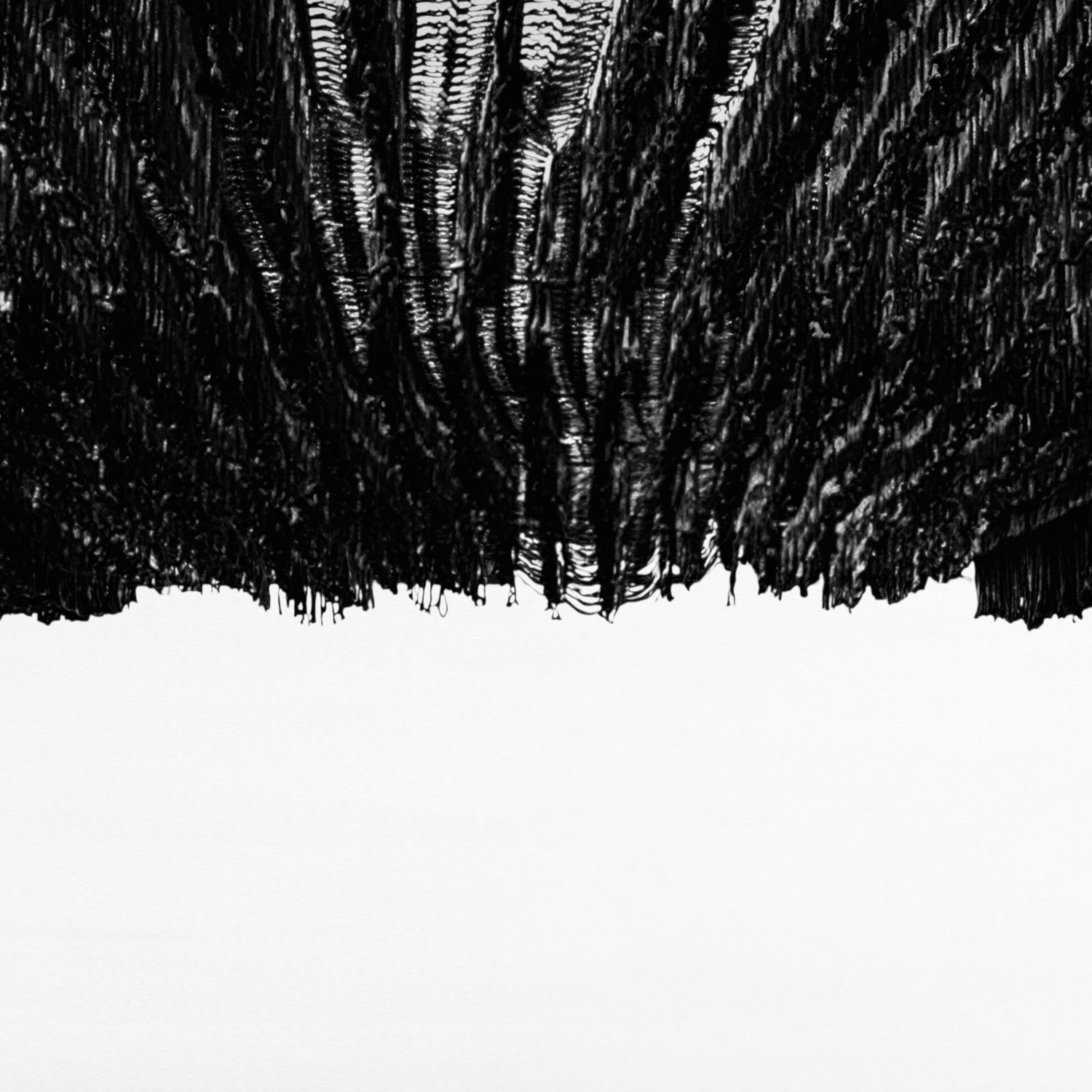 BLACK MACRAME WITH TASSELS BY SQUARE METER