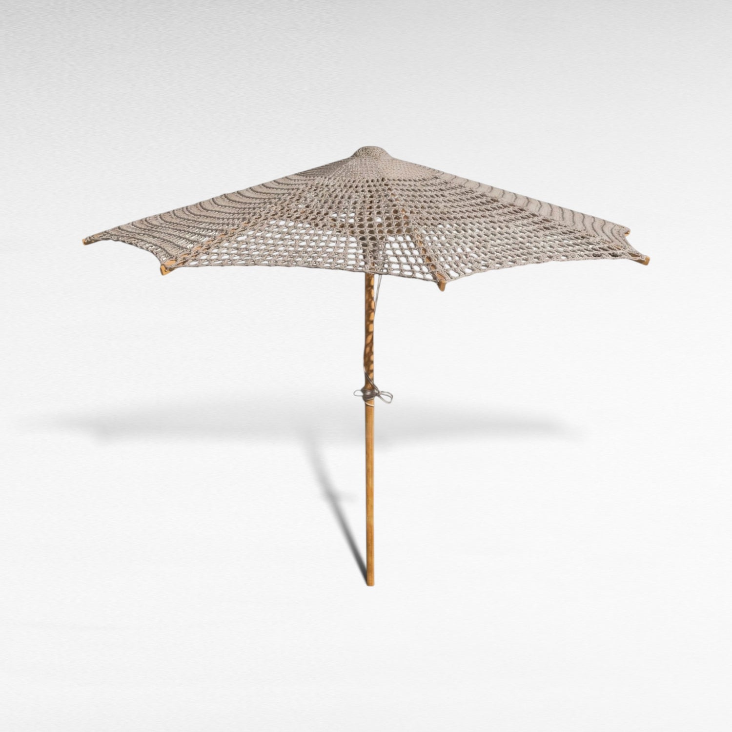 BYBLOS UMBRELLA ROPE Crochet NATURAL NO FRINGES D260 |H240 cm