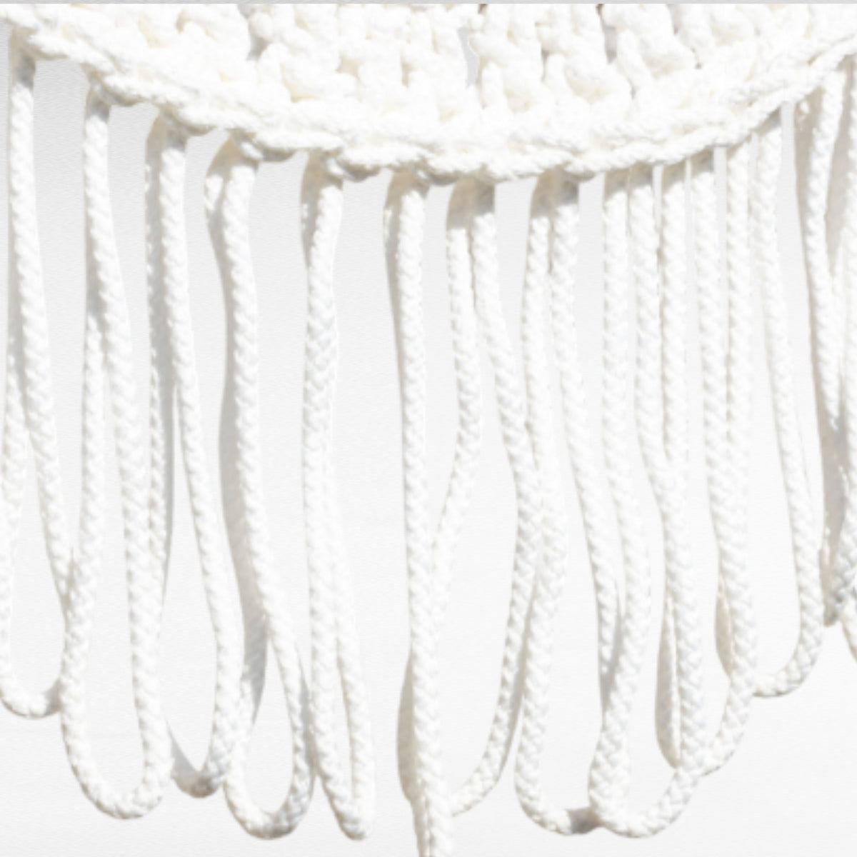 ASTERI UMBRELLA ROPE Crochet NATURAL & WHITE D260 |H240 cm
