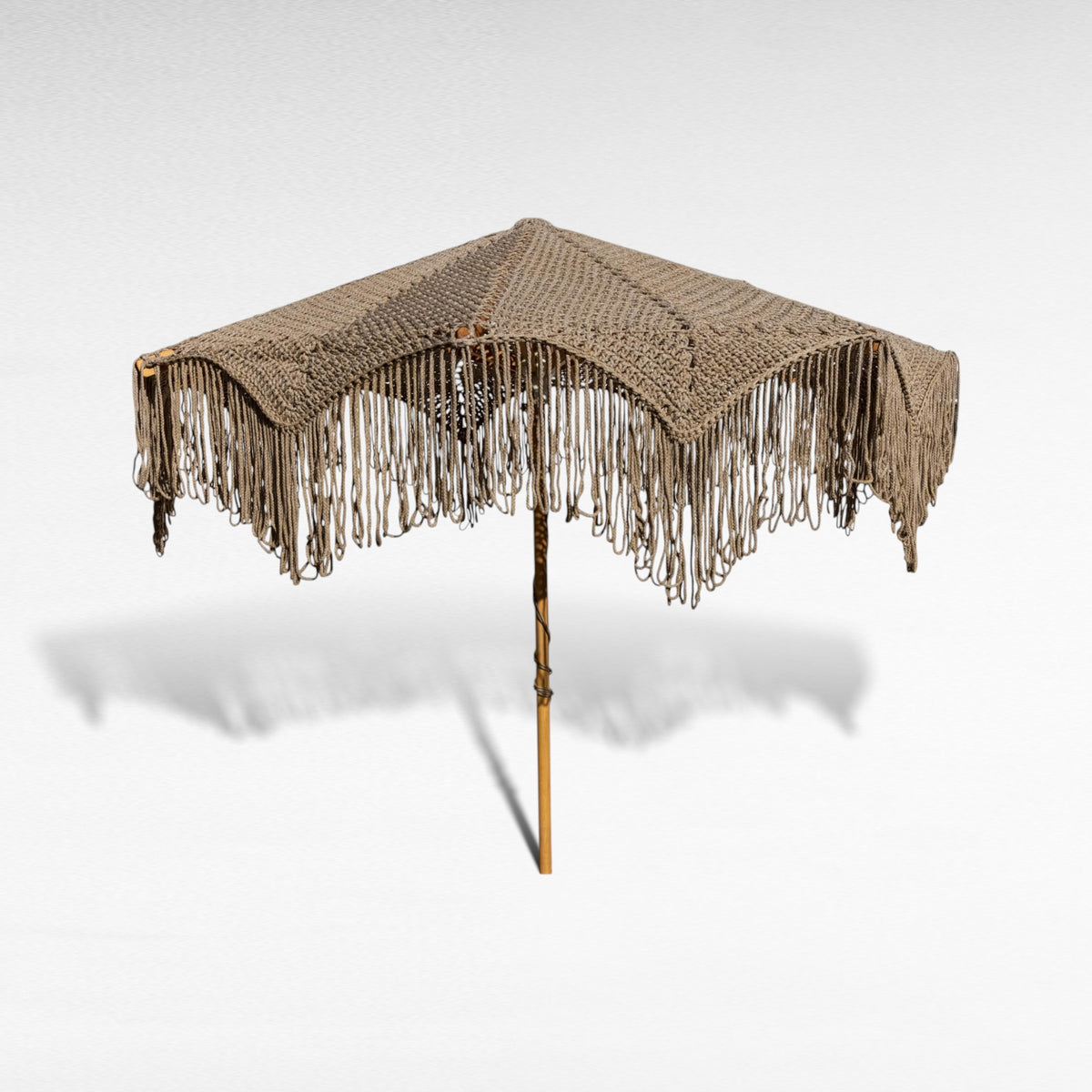 ASTERI UMBRELLA ROPE Crochet NATURAL D260 |H240 cm