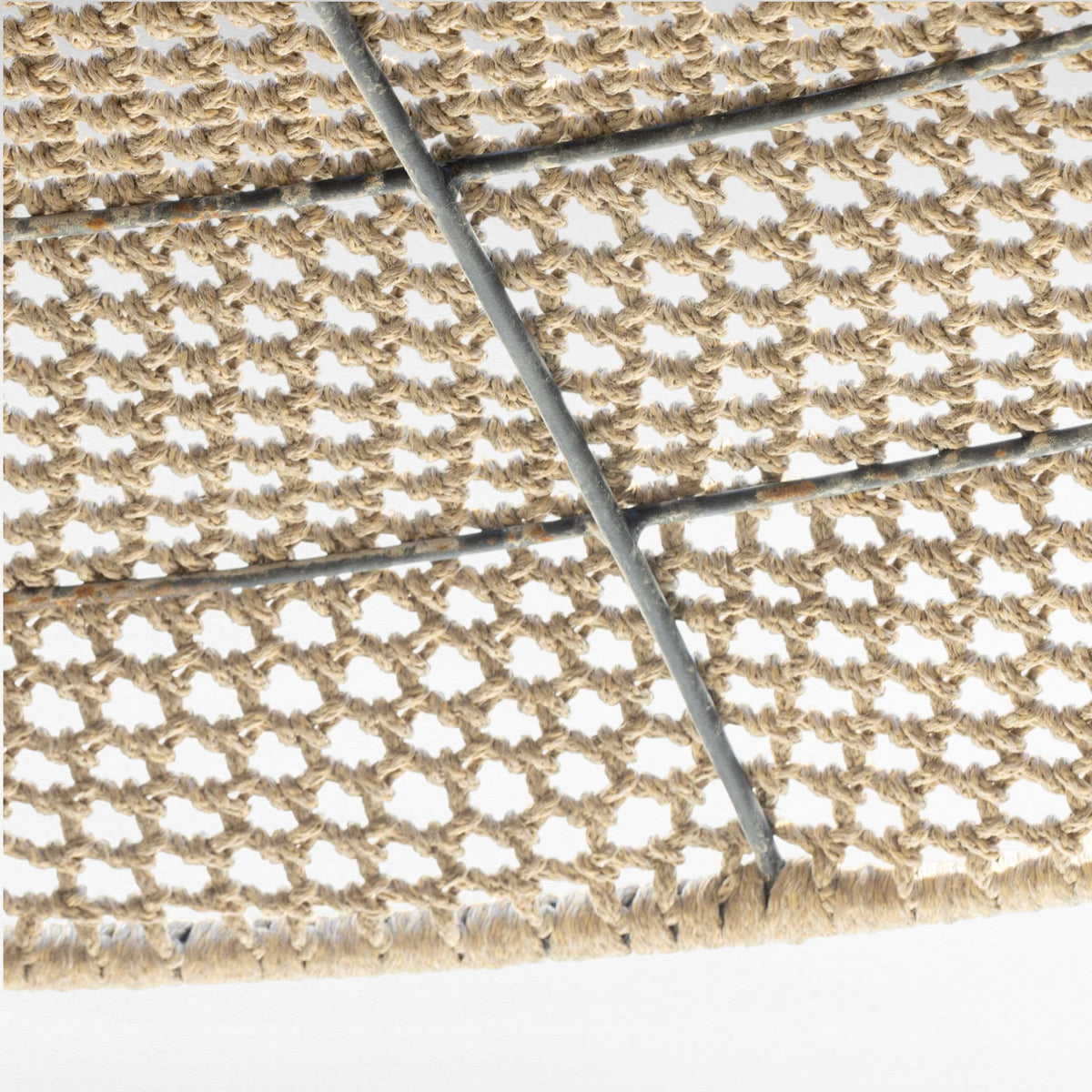 POSITANO UMBRELLA ROPE Crochet & WOOD NATURAL D260 |H300 cm