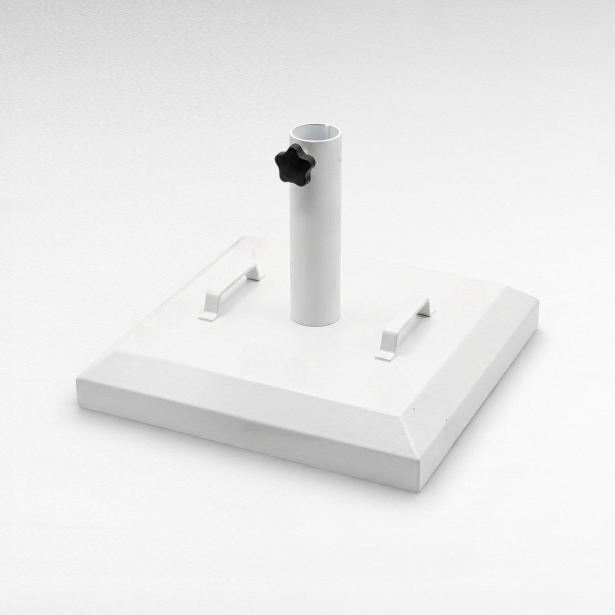 UMBRELLA BASE METAL & CONCRETE WHITE W50 |L50 |H40 cm