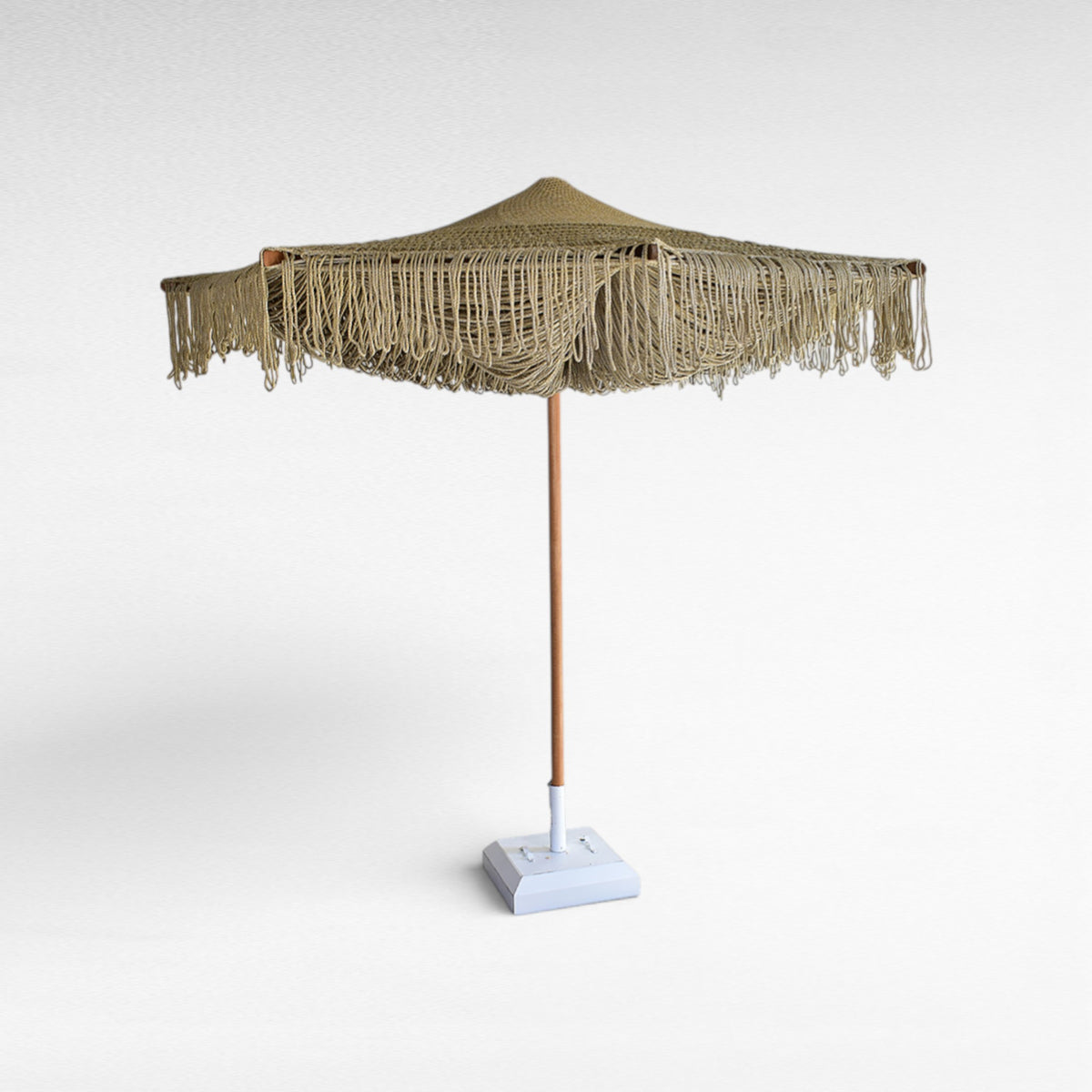 SANTANNA UMBRELLA NATURAL ROPE Crochet SANTANA D260 |H240 cm