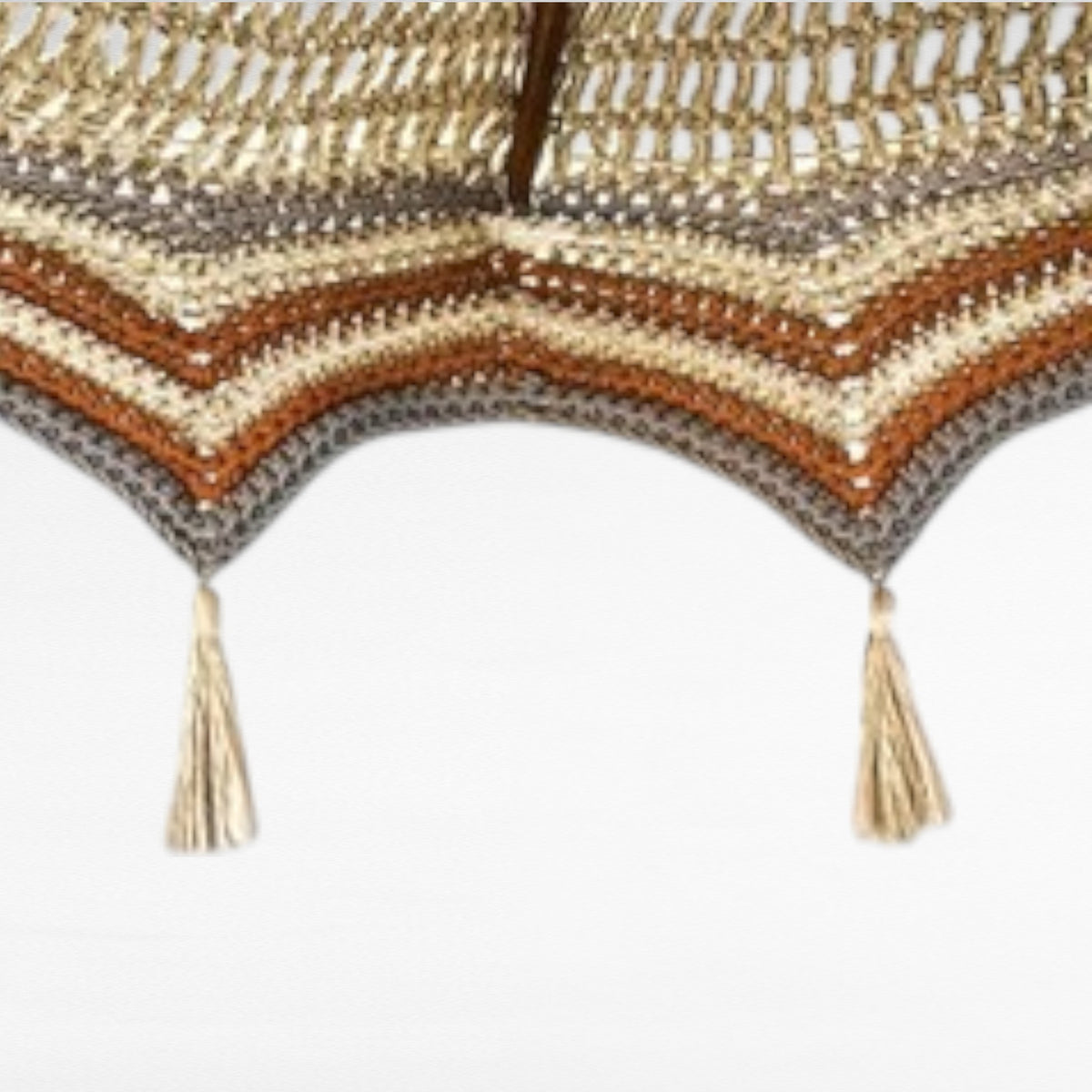 BYZANTINE UMBRELLA ROPE Crochet MULTICOLOR D260 |H240 cm