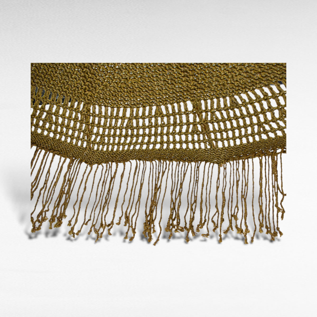INSIDE OUT ROPE MACRAME UMBRELLA WITH OAK WOOD FRAME Φ260 |H260 cm