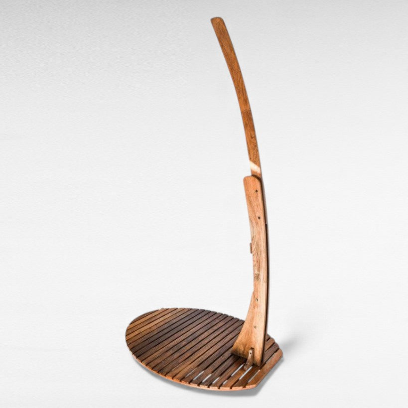 SHOWER STAND WOOD NATURAL 90x118x220cm