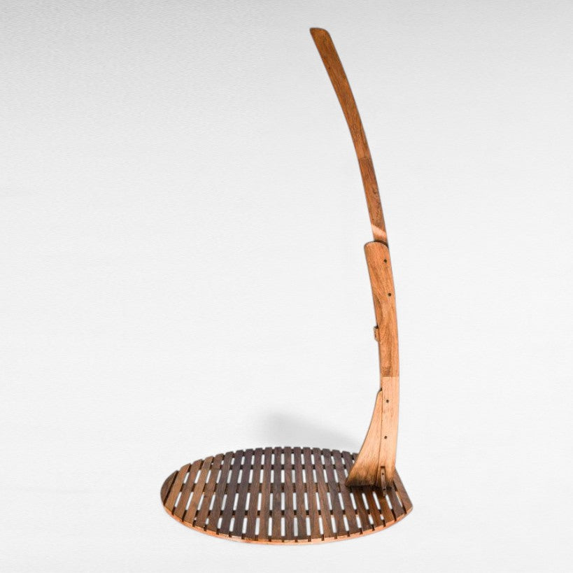 SHOWER STAND WOOD NATURAL 90x118x220cm