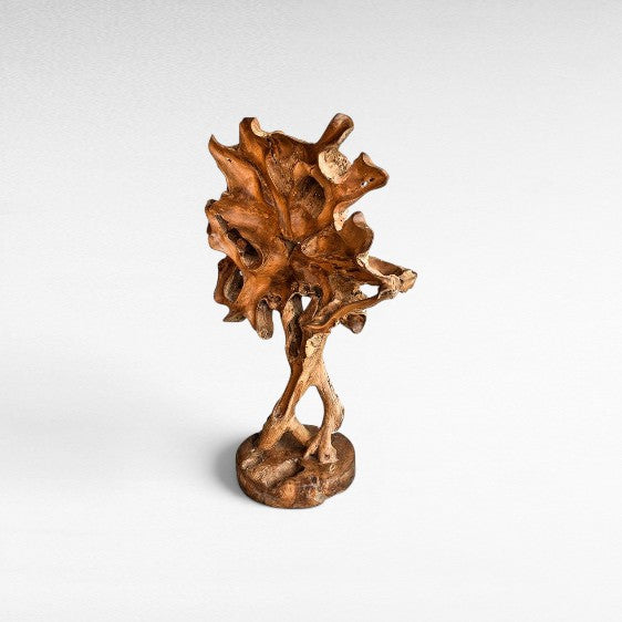 NATURAL TEAK WOOD WALL DECOR 76x23x115cm - Chora Mykonos