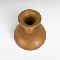 Chora Barefoot Luxury Living terracotta vase, 40cm height, with a wide opening and bulbous body.